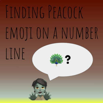 Preview of Where is peacock (on the number line)? 