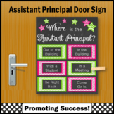 Assistant Principal Appreciation Day Week Printable Door D
