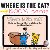 Where is the Cat? Positional Words Digital Task Cards with