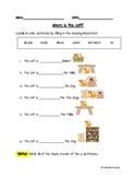 Where is the Cat? Preposition Freebie