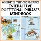 Preschool  Positional Phrases Interactive Mini-Book: Where
