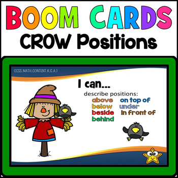 Preview of Distance Learning BOOM CARDS | Position Words