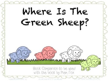 Preview of 'Where is the Green Sheep?' Hunt
