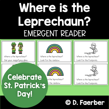 Preview of St. Patrick's Day Emergent Reader - Where is the Leprechaun? - Leprechaun Hunt