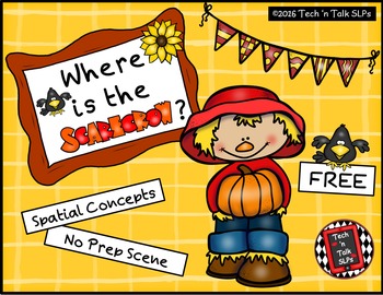 Preview of Where is the Scarecrow? - Spatial Concepts FREEBIE