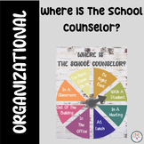 Where is the School Counselor? Door Sign