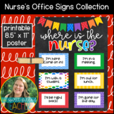 Where is the School Nurse | School Nurse's Office Signs an