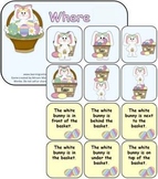 Where is the bunny? Prepositions and adverbs of place.