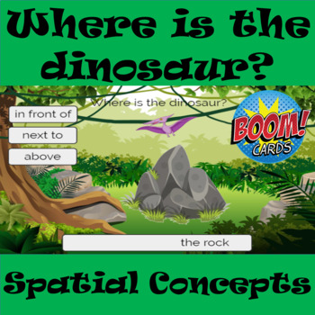 Preview of Where is the dinosaur? - Boom Learning