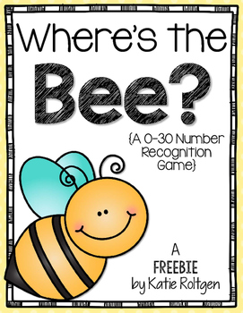 Preview of Where's the Bee? {0-30 Number Recognition}