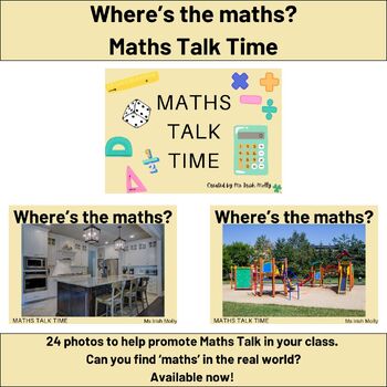 Preview of Where's the maths? - Maths Talk Time
