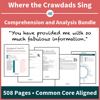 Preview of Where the Crawdads Sing — Comprehension and Analysis Bundle | Distance Learning