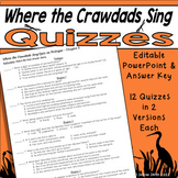Where the Crawdads Sing Quizzes for Entire Novel