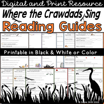 Preview of Where the Crawdads Sing Reading Guides - Digital and Print