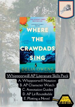 Preview of Where the Crawdads Sing by Delia Owens—AP Lit & Comp Skills Pack (4-6 Weeks)