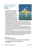 Where the Mountain Meets the Moon - Literary Text Test Prep