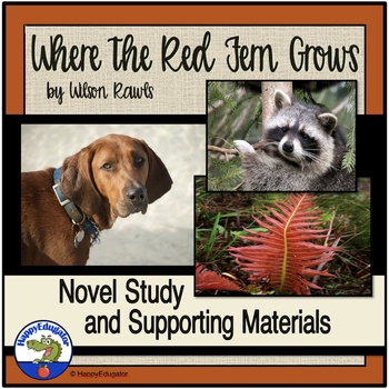 Preview of Where the Red Fern Grows Novel Study and Literature Guide