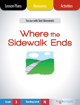 Preview of Where the Sidewalk Ends Lesson Plans & Activities Package, Third Grade (CCSS)