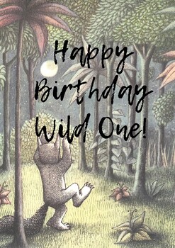 Preview of Where the Wild Things Are Birthday Printables