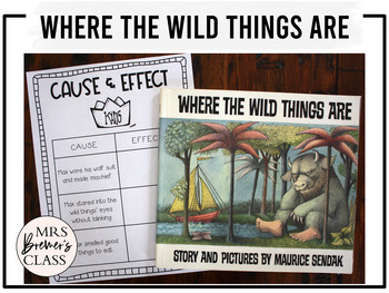 where the wild things are by anita bremer teachers pay teachers