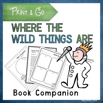 Preview of Where the Wild Things Are Book Companion for Speech Language Therapy