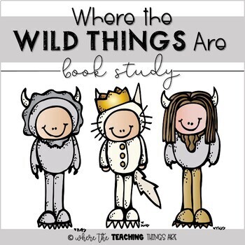 Preview of Where the Wild Things Are Book Companion and Activities