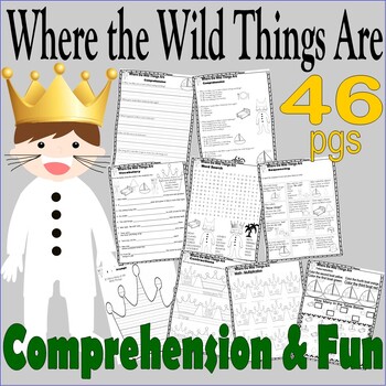 Preview of Where the Wild Things Are Read Aloud Book Study Companion Reading Comprehension