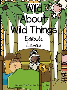 Preview of Where the Wild Things Are {Editable Labels}