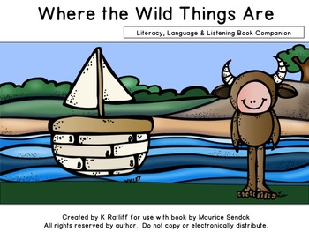 Preview of Where the Wild Things Are :  Literacy, Language & Listening Book Unit