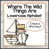 Where the Wild Things Are Lower Case Alphabet Game