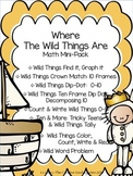 Where the Wild Things Are {Math Mini-Pack}. DISTANCE LEARN