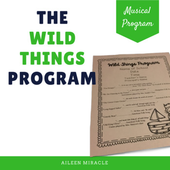 Preview of Where the Wild Things Are Musical Program