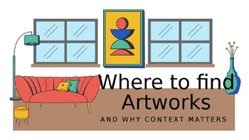Preview of Where to Find Artworks Presentation: Primary Color Illustrative Style