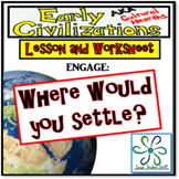 Where would I settle? - An engage lesson on Early Civilizations