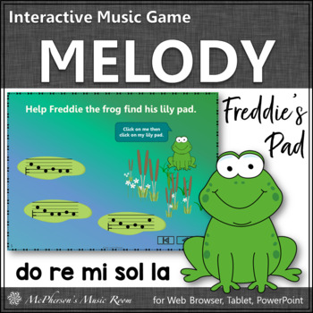 Preview of Solfege | Interactive Melody Game Pentatonic Do Re Mi Sol La {Freddie's Pad}