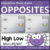High and Low Melodic Direction Interactive Music Game {Whe