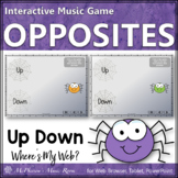 Up and Down Melodic Direction Interactive Music Game {Wher