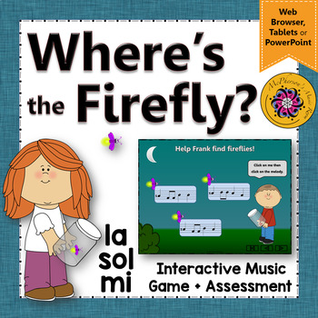 Preview of Solfege | Sol Mi La Interactive Melody Game + Assessment {Firefly}