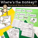 Where's the Monkey Positional Words Activity Pack