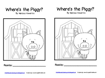 Where s the Piggy? A Positional Words Emergent Reader and Retelling Cards