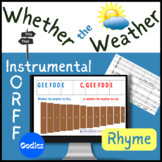 Whether the Weather 6/8 Meter Rhyme for Barred Instruments