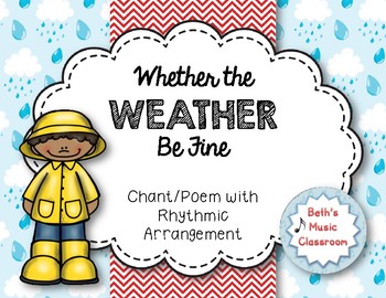 Whether The Weather Be Fine Rhythmic Instrument Arrangement Tpt