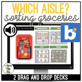 Which Aisle? Grocery Sorting Drag & Drop Boom Cards SS