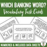 Which Banking Vocabulary Word Task Cards