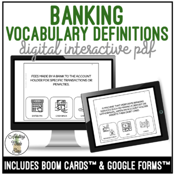 Preview of Which Banking Word Digital Interactive Activity