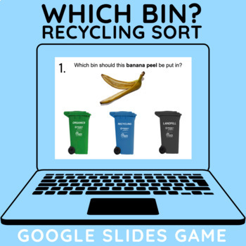 Preview of Which Bin? Recycling: Google Slides Review Game