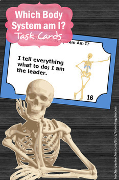human body systems activities 5th grade science task cards tpt