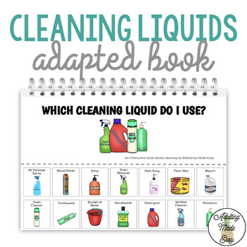 Preview of Cleaning Liquids Adapted Book