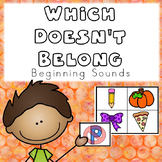 Which Doesn't Belong- Beginning Sounds