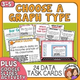 Which Graph Task Cards - Data Analysis Practice - Plus Eng